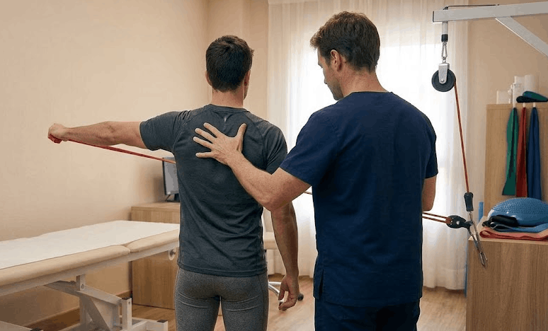 ejercicio terapéutico con fisioterapia